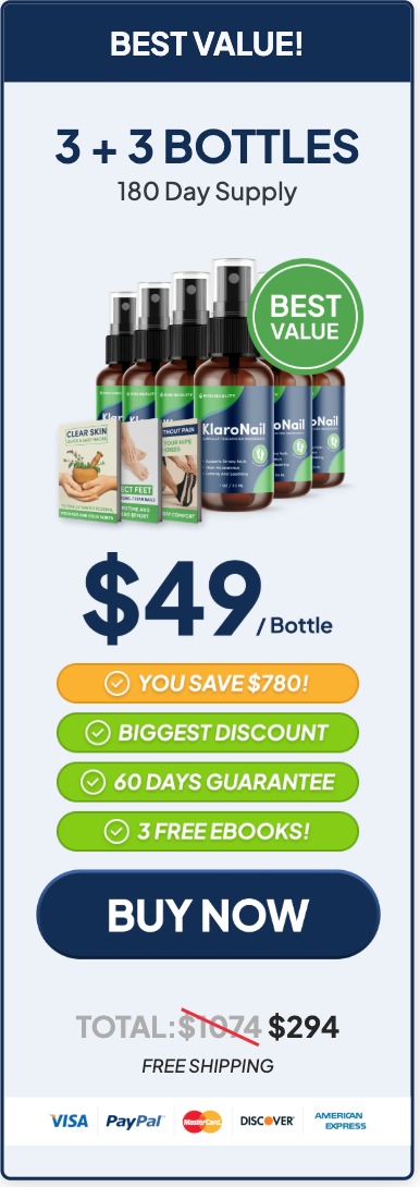 KlaroNail 6 bottle package