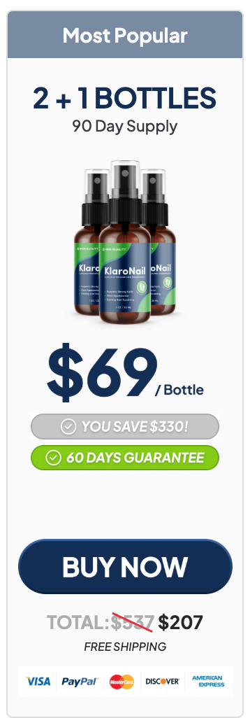 KlaroNail 3 bottle package